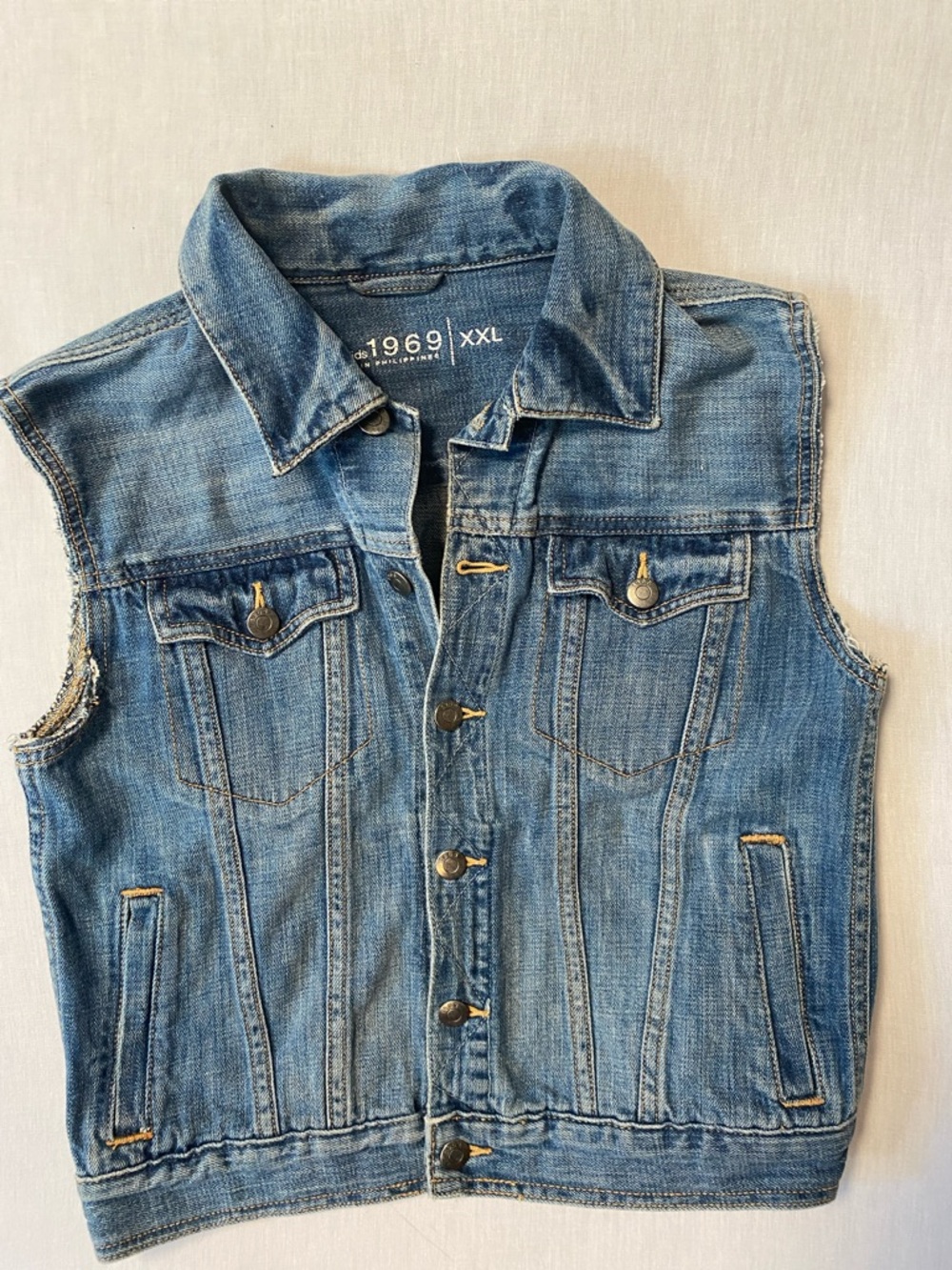 Gap Kids 1969 Classic Denim Vest XxL